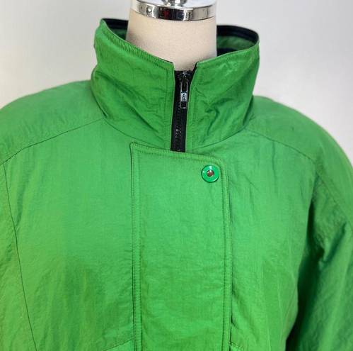 London Fog Vintage 80s Down Ski Coat  Kelly Green