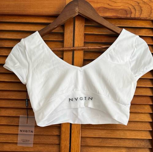 NVGTN White Serene Seamless Bra Sz M