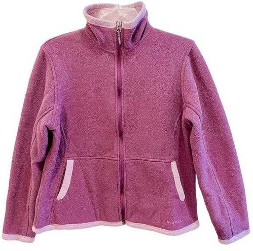 Marmot  Purple Fleece Jacket Large