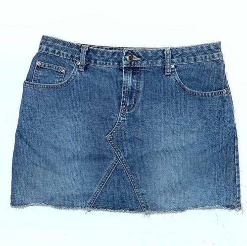 Aeropostale  Women’s Blue Denim Short Mini Jean Skirt 3/4 Y2K Retro