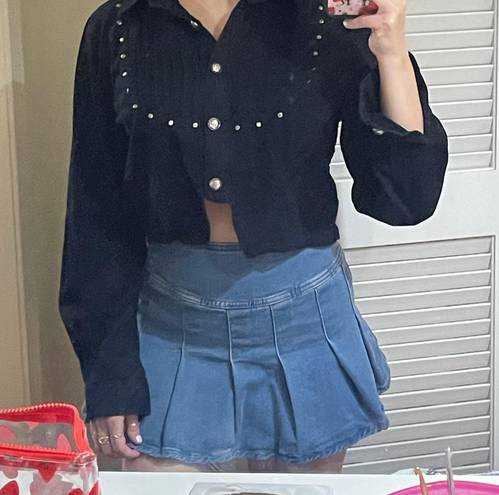 Aeropostale denim mini skirt