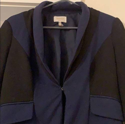 Laundry by Shelli Segal Black and Blue Blazer