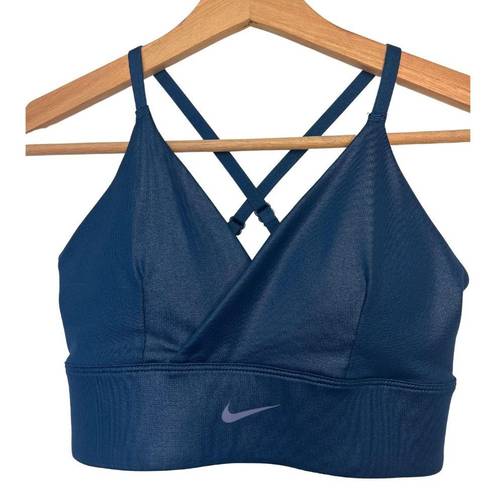 Nike - Dry-Fit Dark Teal Blue Sports Bra | Removable Padding- S