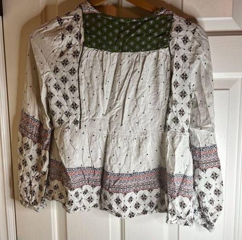 Market & Spruce  100% Rayon Bohemian Blouse Top, Size Sm.  Excellent Condition.