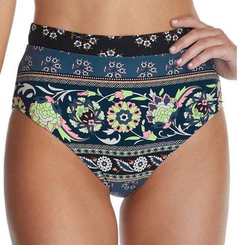 Raisin's  Mallorca Printed High-Waist Swim Bottom