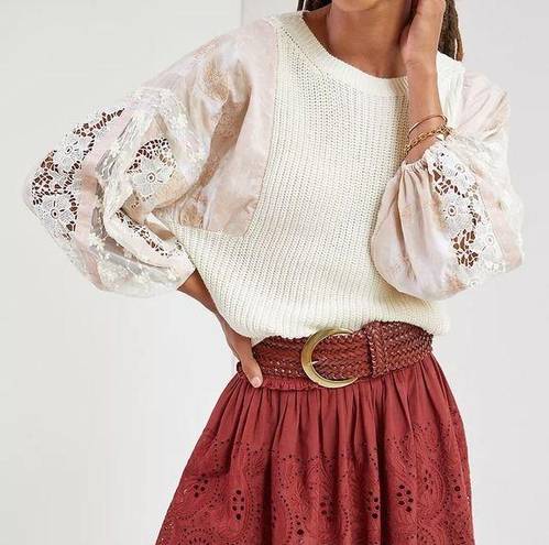 Anthropologie  Pilcro Martine Peasant Sleeve Sweater Size Small