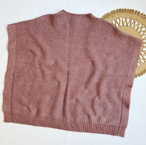 Universal Threads Universal Thread Mauve Pink Poncho Sweater