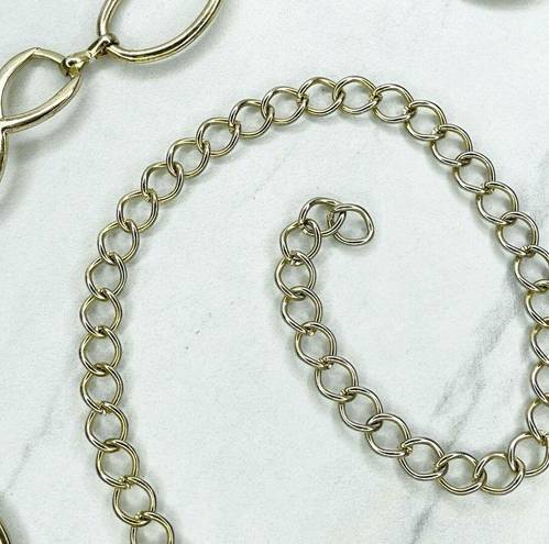 infinity  Sign Symbol Metal Chain Link Belt One Size OS