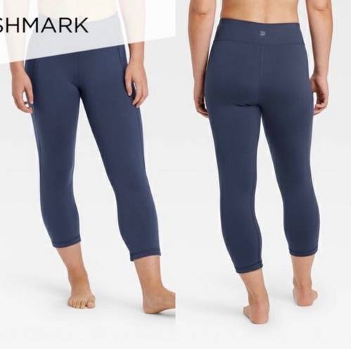 All In Motion Simplicity Mid-Rise Capri Leggings 20", Navy