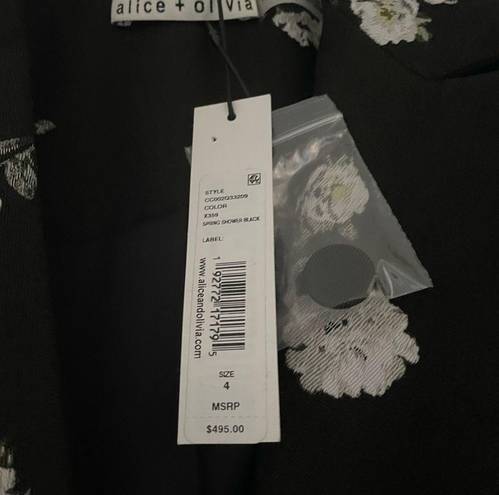 Alice + Olivia  Macey Floral Blazer Spring Shower