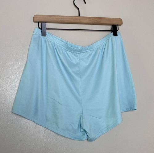 Rae Dunn  Wifey Tank Short Pajama Set Light Blue Size L