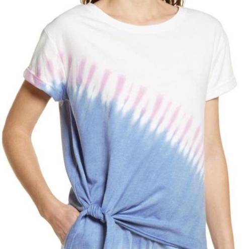 BeachLunchLounge  French Terry Side Tie Tie Dye Short Sleeve T-Shirt - XS