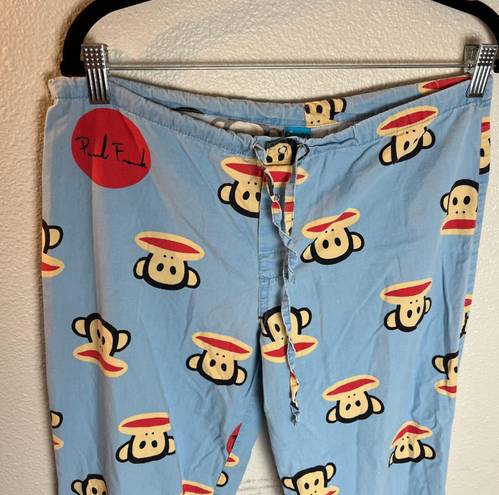 Paul Frank gintagw Y2K blue monkey cropped pajama bottoms