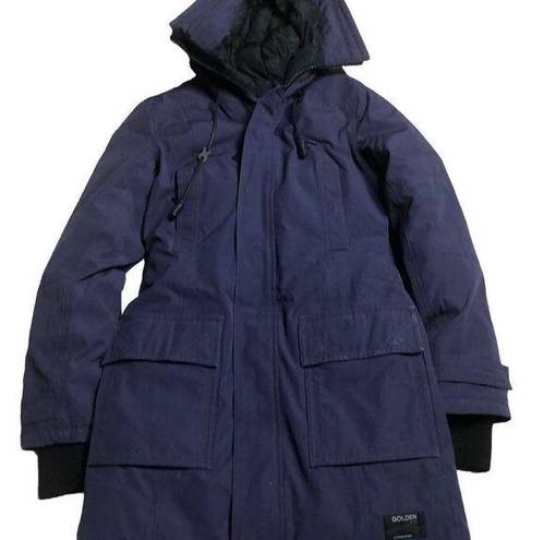 Aritzia  Golden by TNA Bancroft Parka Altitude Series Navy Blue Goose Down Size X