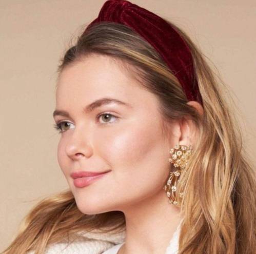 Lele Sadoughi  Knotted Velvet Headband