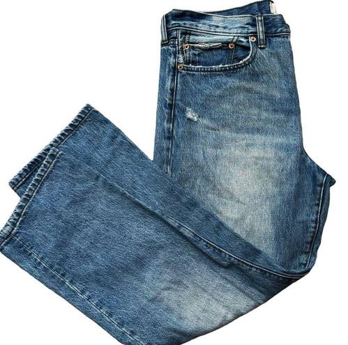 We The Free  Distressed Straight Leg Denim Medium Wash Women's Size 29