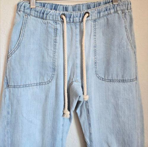 One Teaspoon  Shabbies Drawstring Boyfriend Denim Joggers Size XSmall