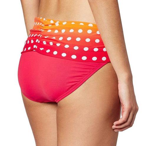 Coco reef  Contours Bahamas Roller Waistband Bikini Bottoms Coral Orange Size S