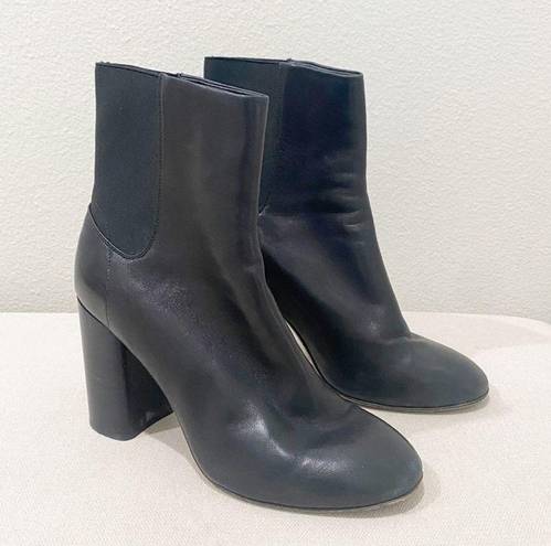 Rag and Bone  black leather nib agnes chelsea boot size 37.5