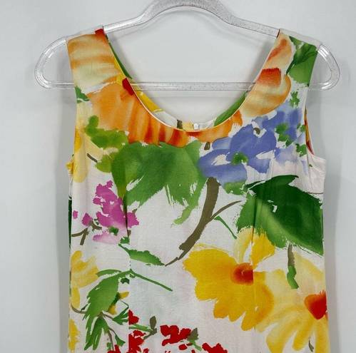 Jams World Vintage  Sleeveless Dress Size XS Flora Grande Hawaiian