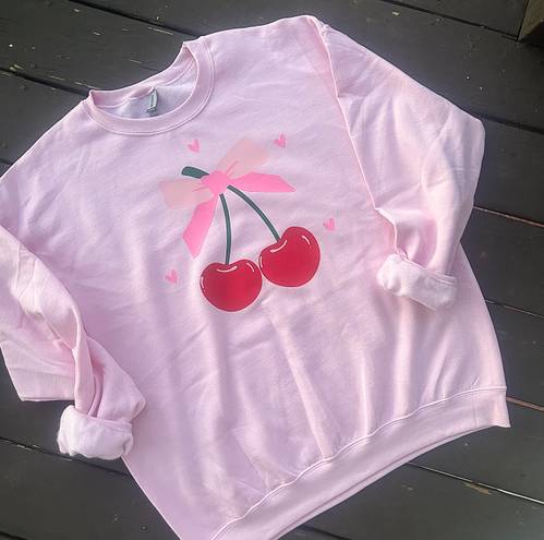 Pink Cherry Pullover Size XL