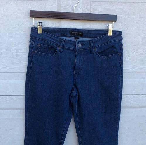 Banana Republic  Womens Jeans Blue Denim Wide Leg Stretch Size 8