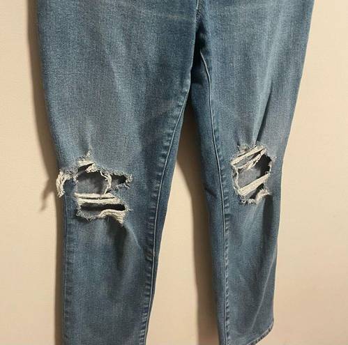 Good American  Good Vintage High Rise Distressed Straight Leg Jeans- Size 0 (25)