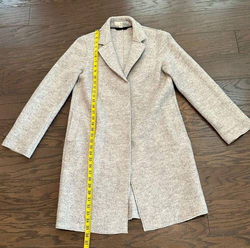 Boden Sally Boiled Wool in Gray Trench Long Coat Size 4 R