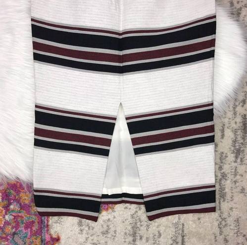 EXPRESS 3/$35 ✨  Striped Midi Pencil Skirt