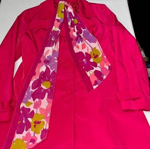 Relativity EUC  Coat with Floral Scarf