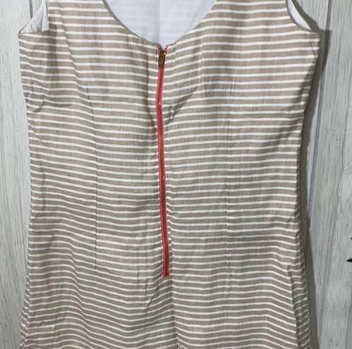 Chateau NEW HiHo Ginnie Shift Dress  Gray Horizontal Stripe XS Extra Small NWT