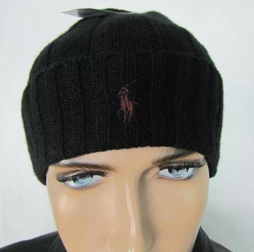 Polo Ralph Lauren black Beanie Hat One Size.