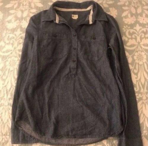 Toms for Target NWOT Women’s Blue Long Sleeve Button-Up Collared Shirt (Size XS)