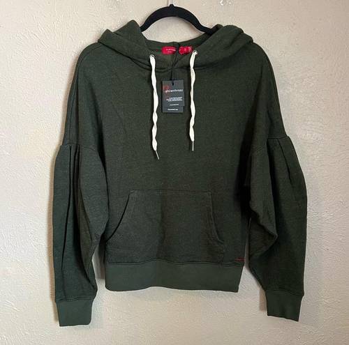 n:philanthropy NWT  Lange Green Dropped Shoulders Hooded Sweatshirt Medium