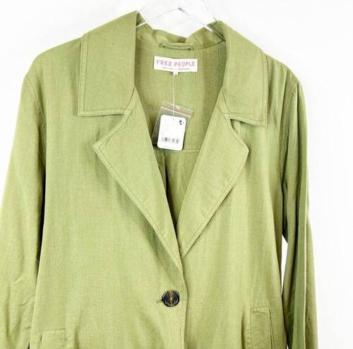 Free People NWT  Rae Duster S Green