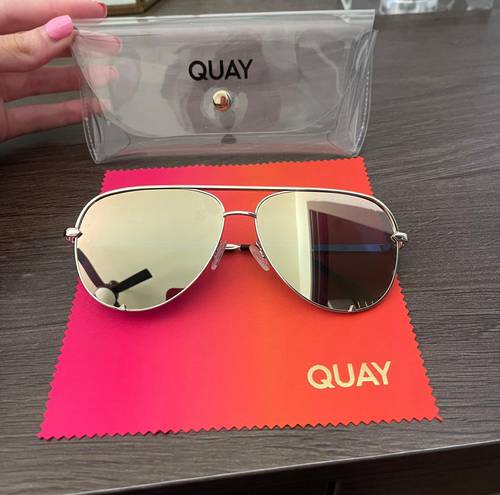 Quay Australia Gold Aviators