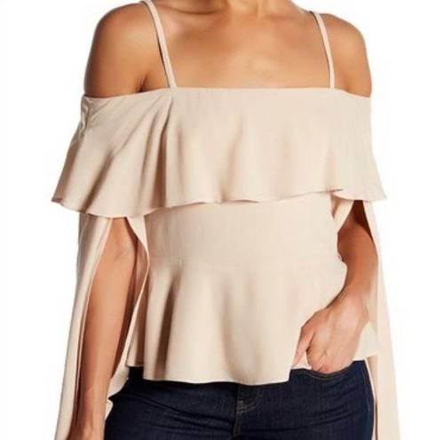 Endless Rose  Top Cold Shoulder Angel Sleeve Blouse