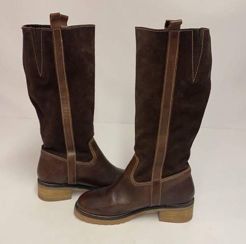 sbicca JAVAN LEATHER RIDING BOOTS KNEE-HIGH BOOTS size 8.5