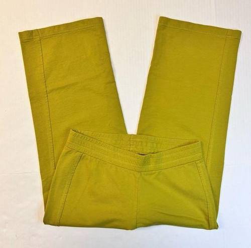 J.Jill  Love Linen Mustard Yellow 100% Linen Wide Leg Pants Women's Size Small