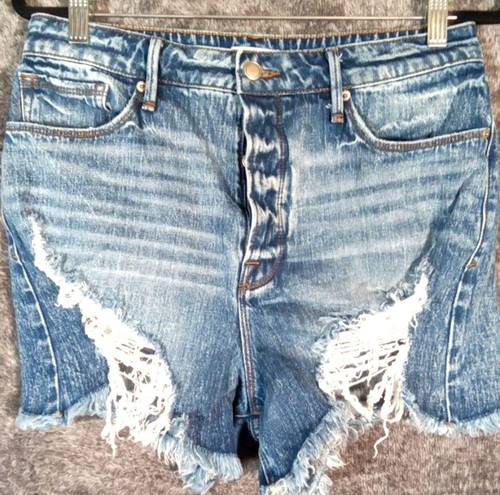 Good American split back Bombshell shorts size 10 women