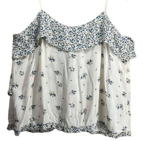 American Eagle Women's  Outfitters Spaghetti Strap Floral Tank Top Size Large (L)