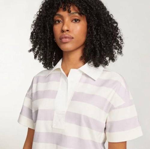 Everlane  Organic Cotton Striped Polo Shirt Size Small