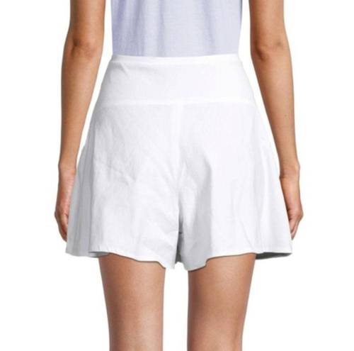 Vince  Linen Blend White High Waisted Shorts Size 4