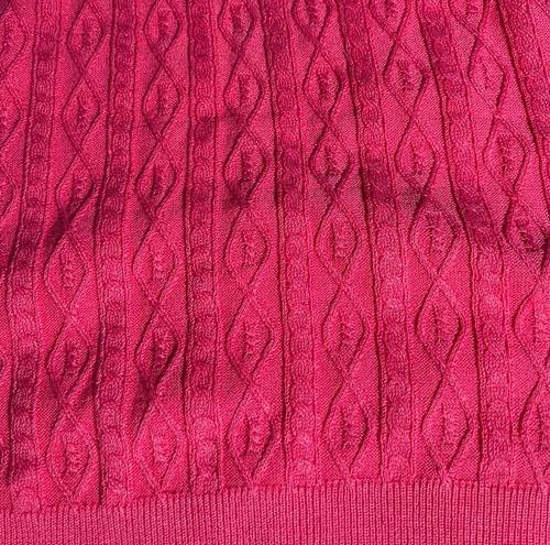 Pink Cropped Sweater Vest Size L