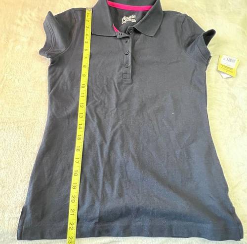 Krass&co Austin Trading . Junior Girls Size Small Navy Blue Polo NEW