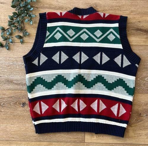 Cabin creek Vintage Christmas Knit Vest 