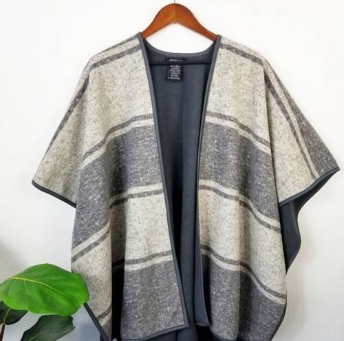 IKE‎ BEHAR Reversible Fleece Poncho Wrap On OS Size undefined