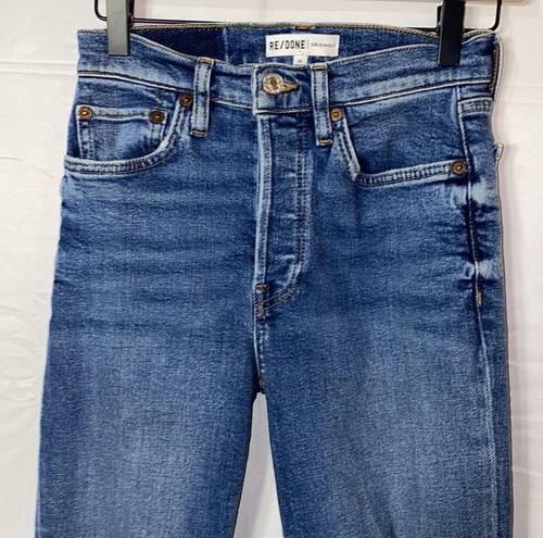 RE/DONE  Originals High Rise Ankle Crop Jeans Size 25