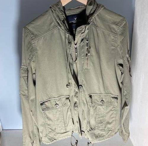 American Eagle  Outfitters Army Green Cargo Jacket