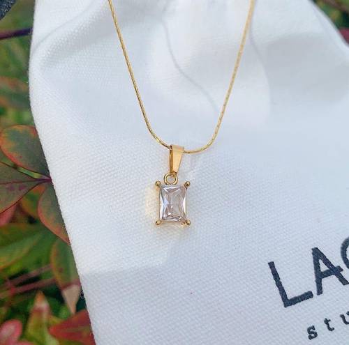 Solitaire Necklace, Diamond Pendant Necklace, Layered Necklace